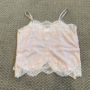 Lace tank top